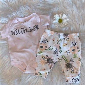 BABY ESSENTIALS wildflower outfit